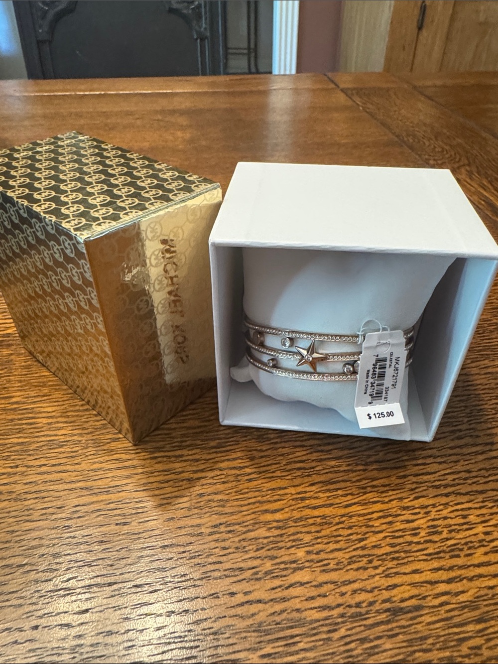 Like new! Michael Kors Rose Gold Cuff Bracelet with tags $125!